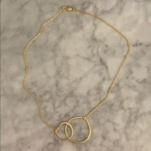 Interlocking charm necklace